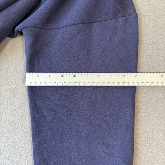 Vintage 80s Jerzees Hoodie Penn State Nurse Womens L Blue Faded USA Made RARE - Picture 8 of 14